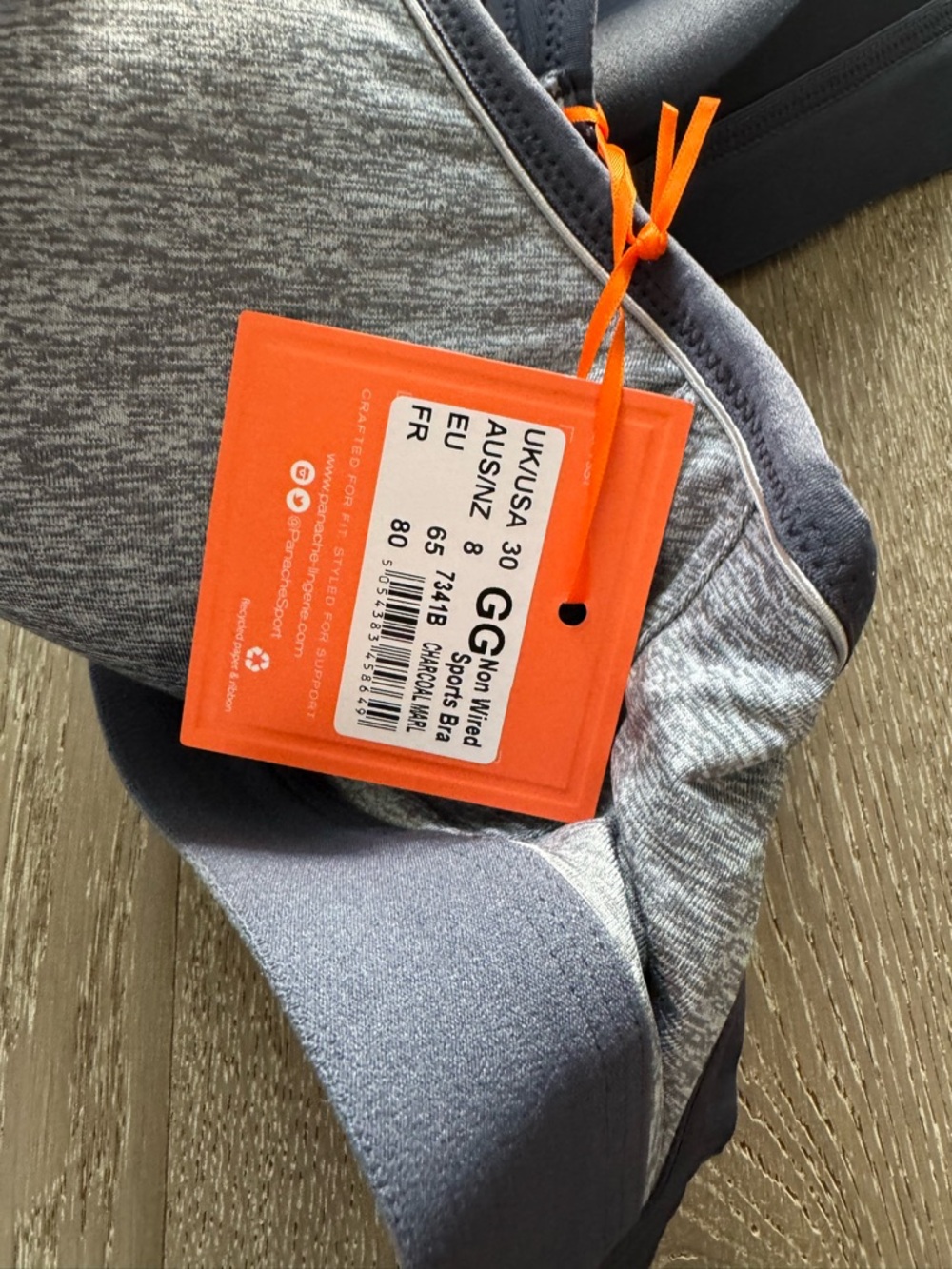 Panache non-padded gray sports bra - Picture 5 of 5